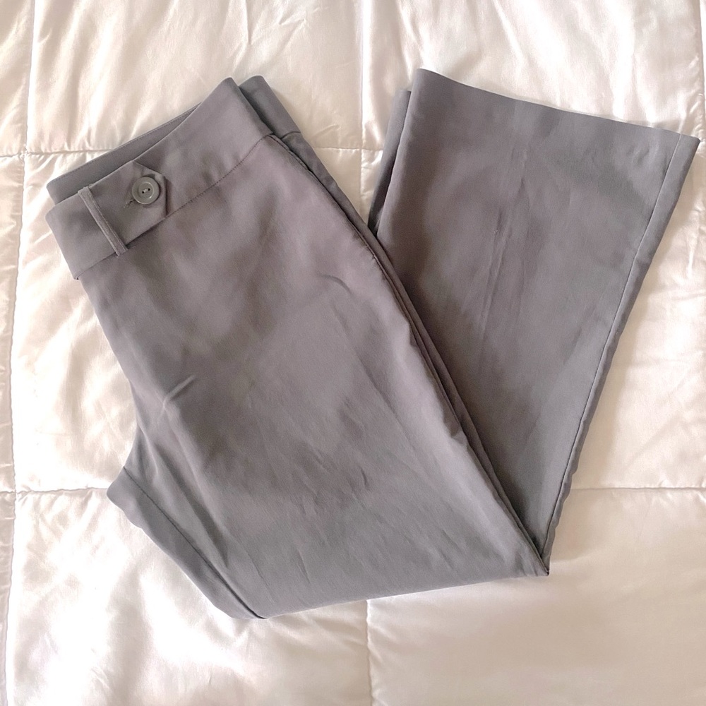 Vanity Size 13 Junior’s Grey Flare Trouser Dress Pants , 27” Inseam